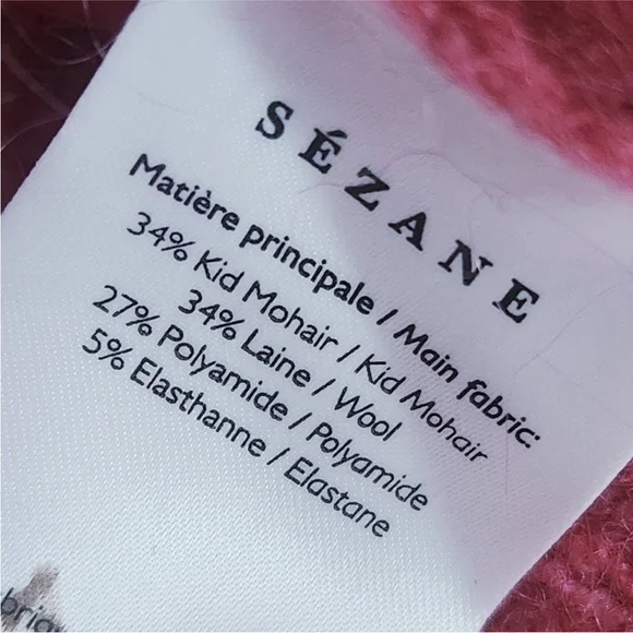 Sezane Sweater Size M Pink Wool Mohair Balloon Sleeve Knit Jumper
Pullover - Picture 6 of 9
